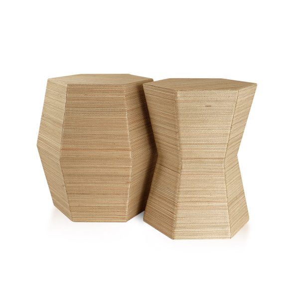 Grasscloth Accent Tables